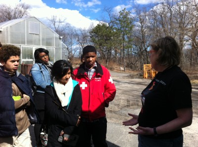 A Surprise Guest! Chris Sheppard, the leading authority on urban bird collisions was on site to talk with our teens! What an awesome surprise!